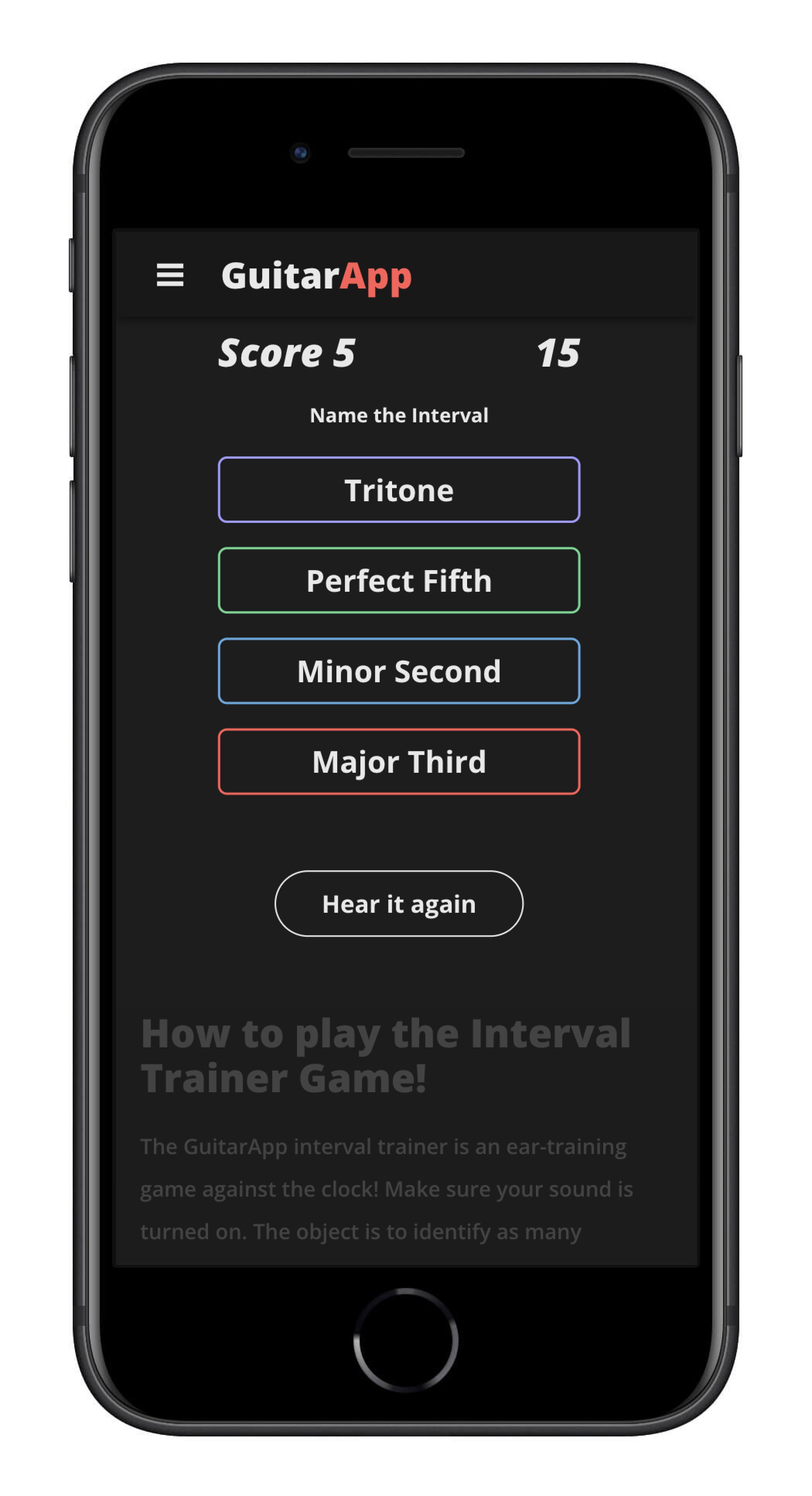 interval trainer game