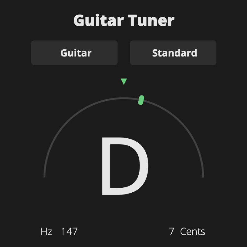 Free Online Tuner by GuitarApp